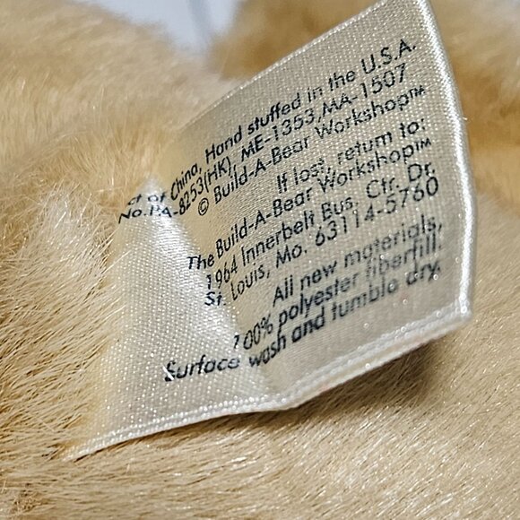 Build A Bear Teddy 13 Inch Brown Plush Stuffed Animal Toy BAB - Picture 5 of 6